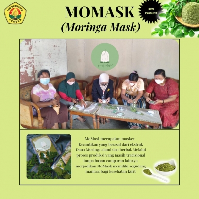 Pembuatan Masker Organik Kecantikan dengan Pemanfaatan Tumbuhan Moringa Melalui Pemberdayaan Ibu-Ibu PKK Desa Buduan
