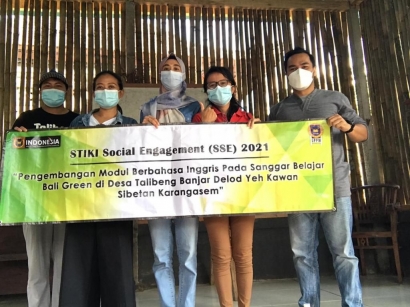 Pelaksanaan Pengabdian Masyarakat Tim Dosen STIKI Indonesia Dilakukan di Sanggar Bali Green Sidemen Karangasem