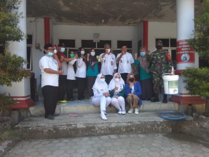 KKN UMP Purwokerto Membantu Program Vaksinasi Door to Door Puskesmas Buaran Desa Pangebatan Buaran Desa Pangebatan, Brebes