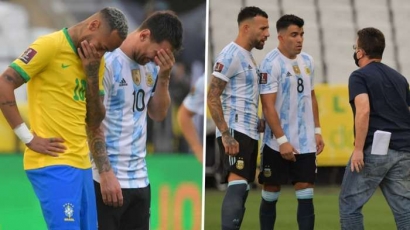 Laga Kualifikasi Piala Dunia 2022 Dihentikan, Brasil atau Argentina yang Kena Sanksi FIFA?