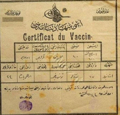 Mengenal Sertifikat Vaksin di Masa Kekhalifahan Utsmaniyah