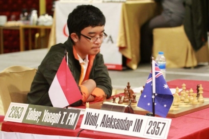 IM Yoseph Theolifus Taher Belum Terkalahkan di Asian University Chess Championships 2021