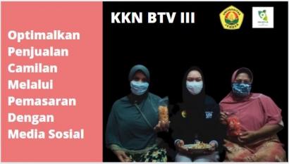 KKN BTV III: Mahasiswa UNEJ Lakukan Optimalisasi Penjualan Camilan Melalui Pemasaran dengan Media Sosial