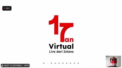 17-an Virtual Live dari Istana