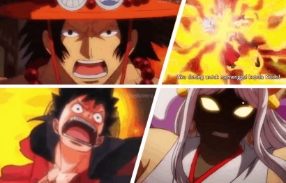 Recap Nonton One Piece Episode 991: Yamato Teringat Ace Saat Melawan Luffy