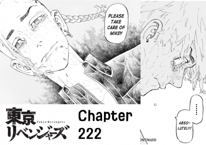 Baca Tokyo Revengers Chapter 222: Ucapan Terakhir Draken kepada Takemichi dan Mikey