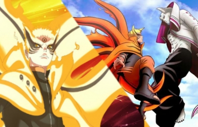 Spoiler Boruto Episode 216: Debut Naruto dengan Mode Baryon Melawan Otsutsuki Isshiki, Kurama Gugur Disini?