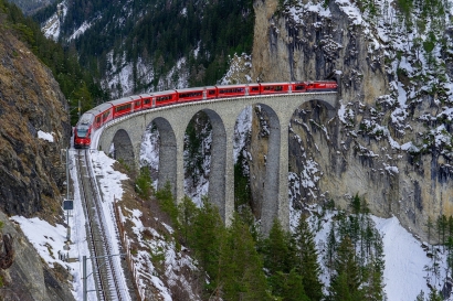 "Scenic Train" di Eropa, Kereta-Kereta dengan Jalur Menakjubkan