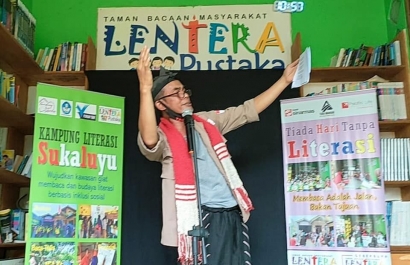 Gelorakan Semangat Baca, Kampung Literasi Sukaluyu Gelar Workshop Puisi Anak