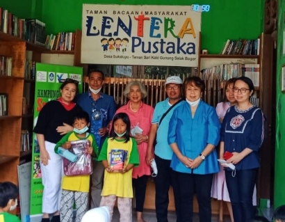 Komunitas Profesional Asuransi Jiwa Bakti Sosial ke TBM Lentera Pustaka Bogor