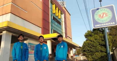 Bangga Kuliah Jalur Beasiswa,  3 Sahabat Ini Tekun Jalani Kuliah di UBSI Kampus Cibitung