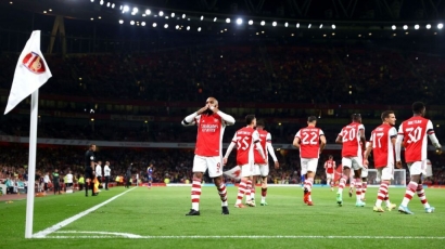 Kalahkan Klub Kasta Ketiga Liga Inggris, Arsenal Lolos ke Ronde Keempat Carabao Cup