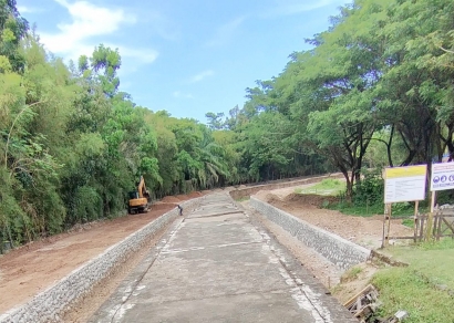 Pembuatan Selokan Pedestrian Mengancam Kerusakan Situs Benteng Somba Opu