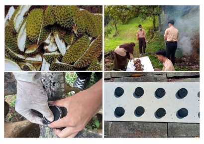 Siswa SMAIT ICM Gunung Geulis Olah Kulit Durian Menjadi Briket sebagai Penerapan Pembelajaran STEAM