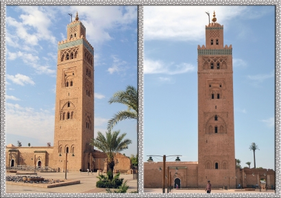 "Masjid Koutoubia" Terbesar dan Landmark Kota Marrakech, Marocco