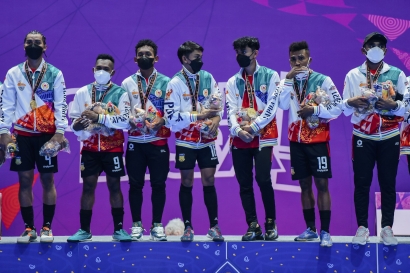 Papua Juara Cabang Olahraga Futsal PON Papua 2021