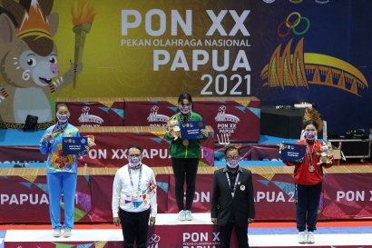 Jawa Timur Juara Umum Cabang Olahraga Wushu PON Papua 2021