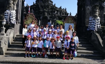 Menumpuk Semangat Belajar di Sekolah Antar Budaya Asia Bali selama Masa Pandemi