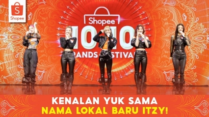 Keseruan ITZY Menjadi Bintang Tamu Spesial pada Brand Festival 10.10 Shopee