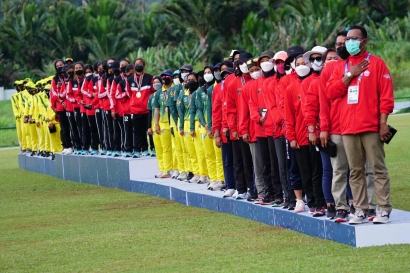 Bali Juara Umum Cabang Olahraga Cricket PON Papua 2021