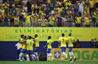 Brazil Kandaskan Uruguay pada Kualifikasi Piala Dunia 2022