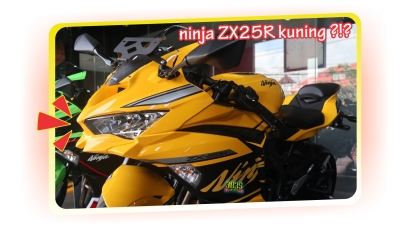 Kuning Edition Kawasaki ZX25R Khusus Bali