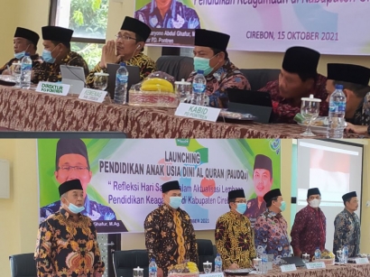 Launching PAUDQu Kemenag Kab. Cirebon