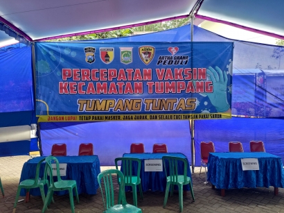 Vaksinasi di Desa Ngingit, Kecamatan Tumpang Kabupaten Malang Tembus 1853 Dosis dalam 2 Hari