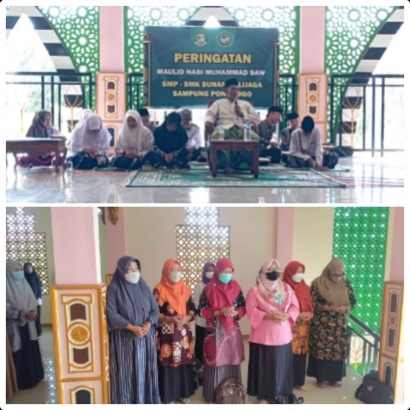 Sekolah Menengah di Pondok Mangunan Al Bukhori Peringati Maulud Nabi Muhammad SAW 1443 H
