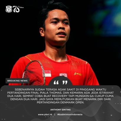 Ginting Cedera di Denmark Open, Ada Kejutan dari Ganda Putra Muda Indonesia