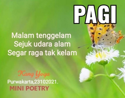 Mini Poetry: Pagi