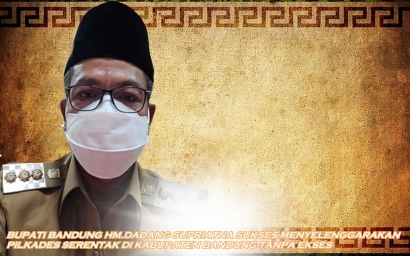 Bupati Bandung HM Dadang Supriatna Sukses Selenggarakan Pilkades Serentak di Kabupaten Bandung Tanpa Ekses