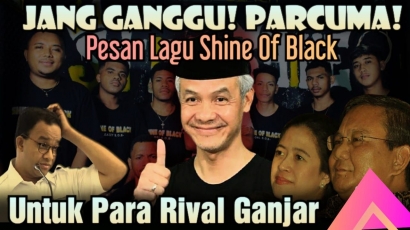Shine of Ganjar dalam Lagu "Jang Ganggu" Shine of Black