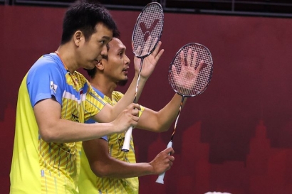 Trio Ganda Putra Indonesia Tampil "Serius" di French Open, Bisa Bertemu di Final