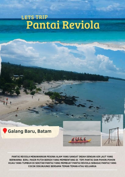 Pesona Wisata Alam Pantai Reviola di Kepulauan Riau