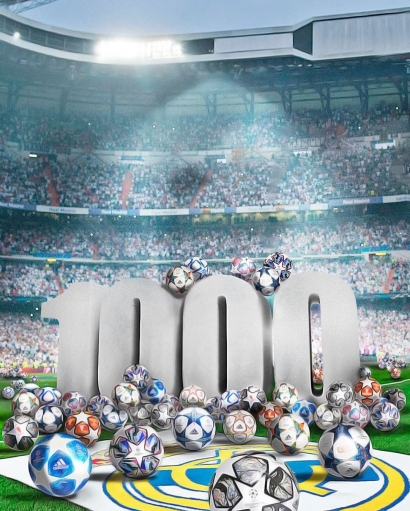 Karim Benzema dan Catatan 1000 Gol Real Madrid di Liga Champions
