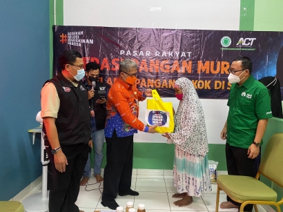 ACT Jakarta Pusat Sasar Masyarakat Prasejahtera Binaan Yayasan Pundi Rakyat untuk Program Operasi Pangan Murah