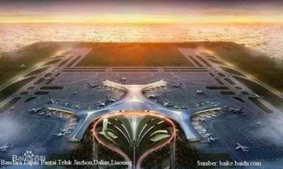 Tiongkok Membangun Bandara Internasional Lepas Pantai Terbesar Dunia