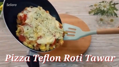 Resep Pizza Teflon Roti Tawar