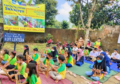 Taman Baca Lentera Pustaka Siap Gelar Kampung Literasi dan Festival Literasi Gunung Salak ke-4