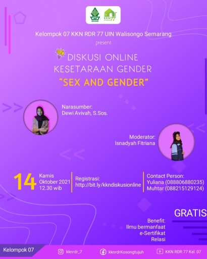 Setara Bukan Berarti Sama, Dewi Avivah, S.Os Menegaskan Seputar Kesetaraan Gender dalam 