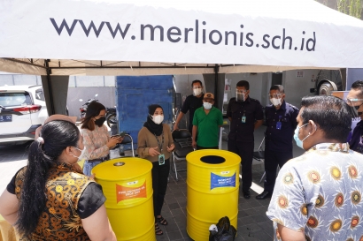 GOLANTAH: Program Setor Jelantah diluncurkan oleh Go Forward Bekerjasama dengan Merlion School Surabaya