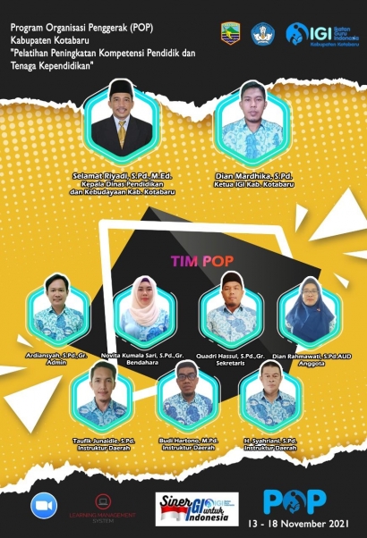 Potret Perjuangan POP IGI Kabupaten Kotabaru