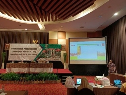 Tim Pengabdian Jurusan Akuntansi UM Berikan Pelatihan Pembelajaran ICT kepada Guru Akuntansi SMK Kota Malang