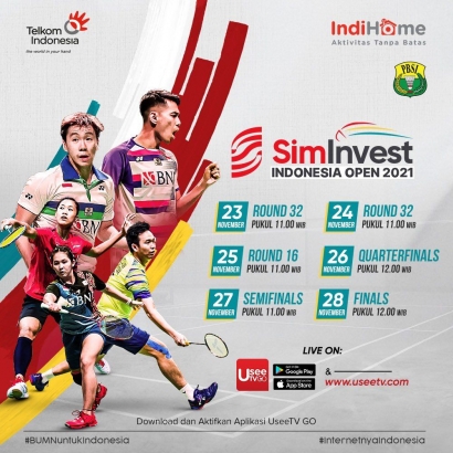 6 Wakil Indonesia di Quarter Final dan Pemain Muda Indonesia Dilirik Dunia pada Indonesia Open 2021