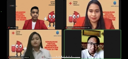Mahasiswa Universitas Mercu Buana Sosialisasikan Permintaan Kantong Darah di PMI
