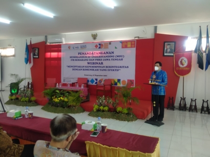 MoU Institut Teknologi dan Bisnis (ITB) Semarang dan PHRD Jawa Tengah