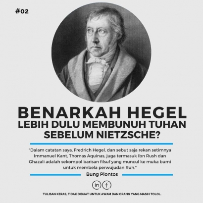 Benarkah Fredrich Hegel Lebih Dulu Membunuh Tuhan sebelum Nietzsche?