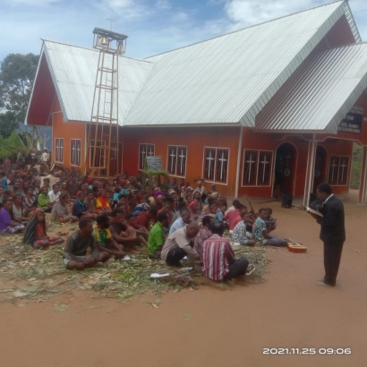 Warga Jemaat GKI Betel Telambela Memiliki Gedung Gereja Baru