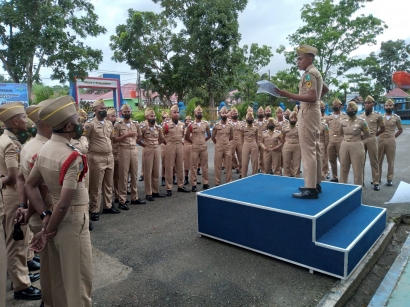 Persiapan Pemilihan 3 Staff Teratas Batalyon XIX Jurusan Kemaritiman Politeknik Negeri Samarinda